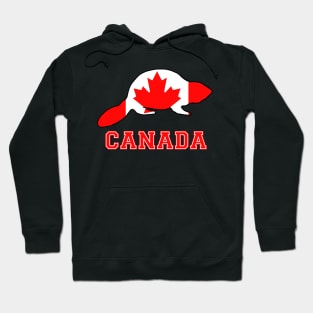 Canada Beaver Flag Hoodie